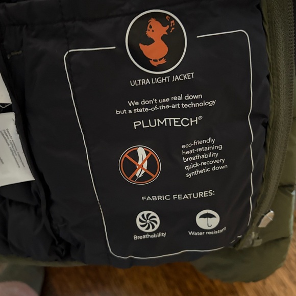 SAVE THE DUCK  Kids Olive green puffer jacket - Picture 5 of 8